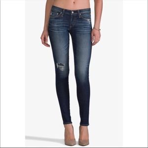 AG Legging 11 Year Repair Destroyed Ankle Skinny